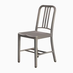 Navy Aluminium Dining Chair for Emeco, 1980s, Set of 10
