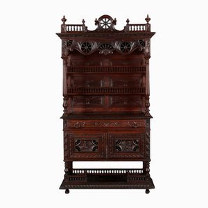 Antique Historicism Buffet with Brittany Carving, 19th Century