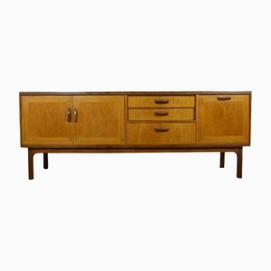 Teak Sierra Range Sideboard with 3 Drawers & Folding Front to Revealing a Cocktail Bar from G-Plan, 1970s