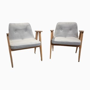 Armchairs by Jozef Chierowski, 1960s, Set of 2
