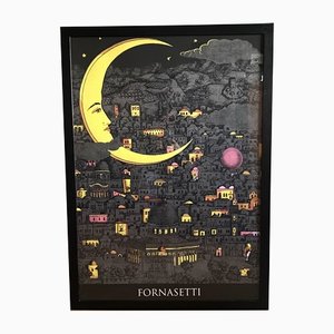 Graphique de France, Notte su Gerusalemme, 1993, Serigrafia, Incorniciato