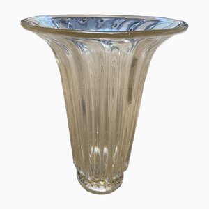 Vase aus Muranoglas von Toso, 1980er