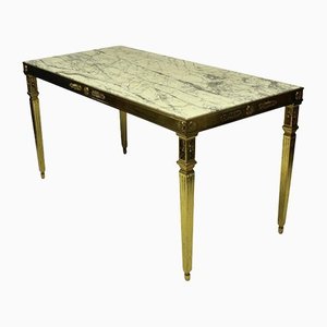 Antique Italian Neoclassical Gilt Bronze Center Table
