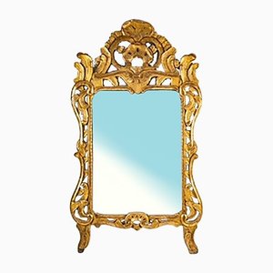 Specchio Regency in legno dorato