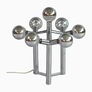 Chrome Model Atomium Table Lamp by J.T. Kalmar, Vienna, 1970