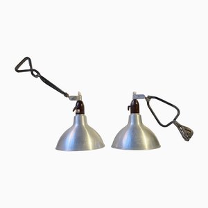 Industrial Workstation Clamp Sconces, 1960s, Set of 2