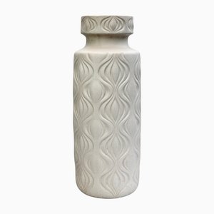 Large White Floor Vase by Scheurich, West Germany, 1960s