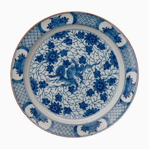 Blue and White Dragon Dish from Delft