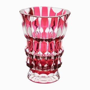 Cut-to-Clear Crystal Vase by Charles Graffart for Val Saint Lambert