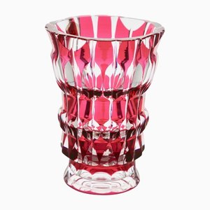 Cut-to-Clear Crystal Vase von Charles Graffart für Val Saint Lambert