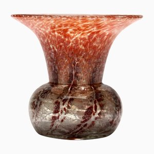 Art Glass Vase by Karl Wiedmann for WMF Ikora, Germany, 1930s