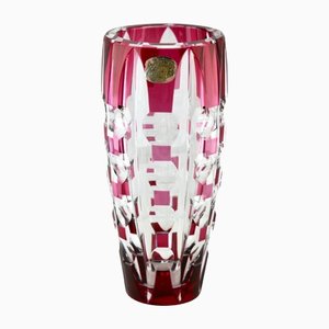 Vase en Cristal Transparent de Val Saint Lambert