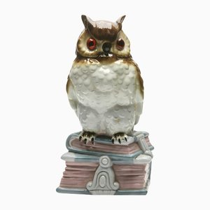 Porcelain Owl Air Purifier or Table Lamp, 1930