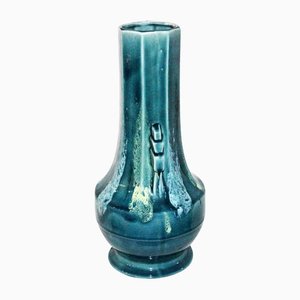 Art Nouveau Glazed Vase from AMC Wasmuel, Belgium