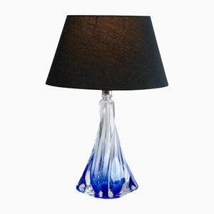 Crystal Table Lamp from Val Saint Lambert