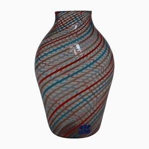 Vase Canne Multicolore de Fratelli Toso, Italie, 1965
