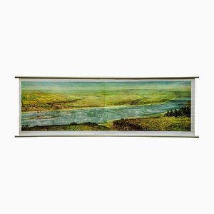 Vintage Countrycore Ukrainian Steppe Early Summer Landscape Pull-Down Wall Chart