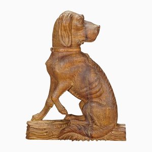 Carved Statue of a Staghound, 1920s