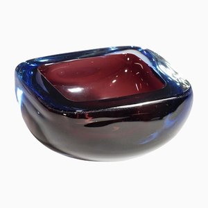 Murano Submerged Art Glass Bowl from Seguso, 1950s