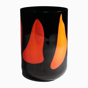 Murano Art Glass Macchia Vase by v. Nason & C, 1990s