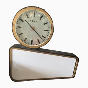 Metal, Plastic and Glass Sign Clock