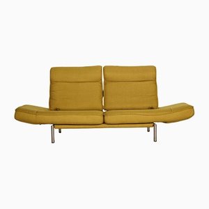 Green Fabric Ds 450 Two-Seater Sofa with Relax Function from de Sede
