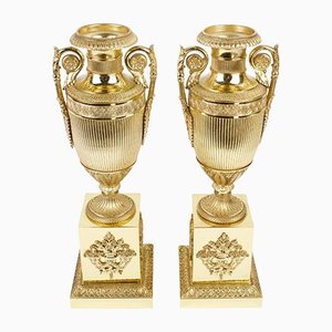 Empire Ornamental Vases, France, Early 19th Century, Set of 2