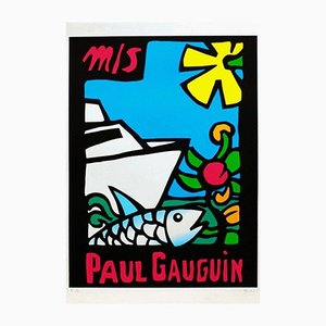 Alberto Bali, Paul Gauguin M / s Siebdruck auf Bfk Rives Papier