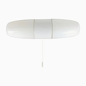 Large Porcelain 6078 Wall Light by Wilhelm Wagenfeld for Lindner, Germany, 1950
