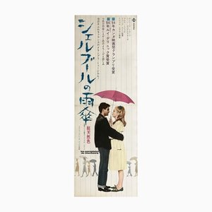 Póster japonés de la película Umbrellas of Cherbourg Tatekan, 1964