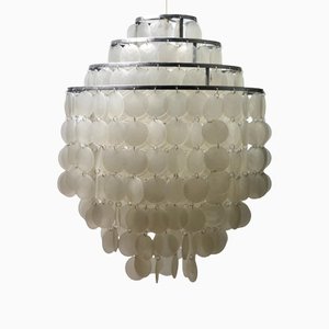 Lampe à Suspension Mid-Century Moderne dans le Style de Verner Panton, 1960s