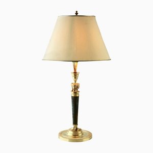 Empire Style French Bronze Gilded Desk or Table Lamp