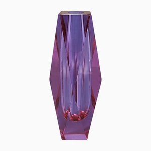 Italian Pink Vase by Flavio Poli for Seguso, 1960s
