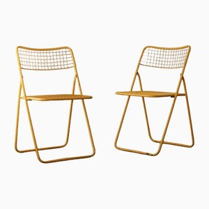 Ted Net Folding Chairs by Niels Gammelgaard for Ikea, Set of 2