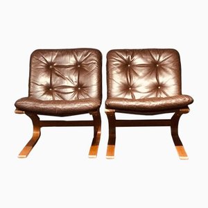 Teak Kengu Stühle von Rybo Rykken & Co, Norwegen, 1960er, 2er Set