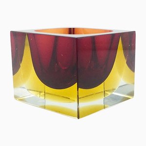 Sommerso Murano Glass Catch-All or Vide Poche by Flavio Poli for Seguso, 1970s