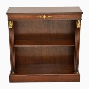 Antique Neoclassical Style Open Bookcase