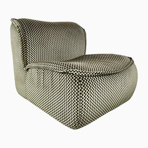 Fauteuil Calida Vintage en Velours par Arch. Giudici pour Coim, 1970s