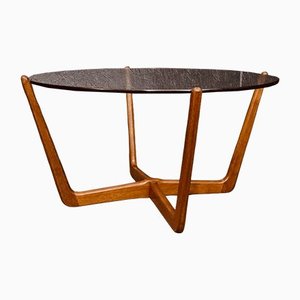 Solid Teak Coffee Table by Lebus