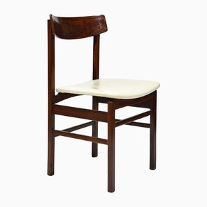 Vintage Italian Rosewood Dining Chairs, 1960s, Set of 6