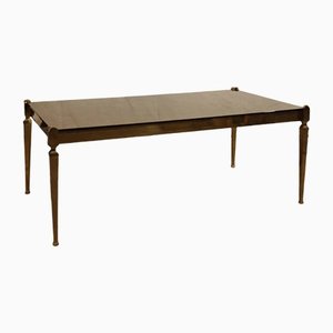 Bronze & Mirrored Coffee Table from Maison Jansen, France, 1950s