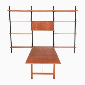 Mid-Century Modern Teak Modular Wall Unit by Poul Cadovius for Cado, 1960s, Set of 15