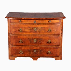 Antique Bernese Baroque Walnut Chest of Drawers, 1730s