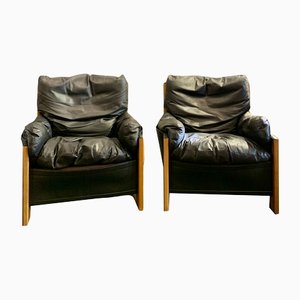 Armchairs by Afra and Tobia Scarpa for Maxalto, Set of 2