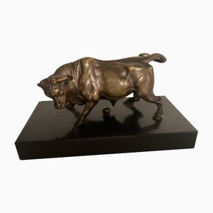 Art Deco Bronze Bull