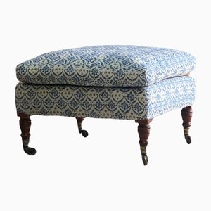 Footstool from Howard & Sons, England, 19th Century
