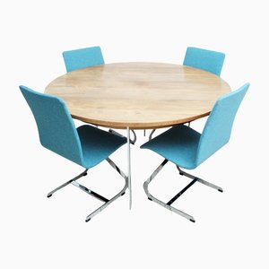 British Dining Table & Chairs by Richard Young for Merrow Associates, 1960s, Set of 5