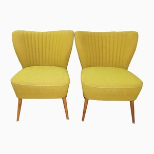 Poison Green Cocktail Chairs, 1950s, Set of 2