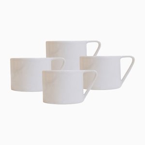 Tazas para capuchino Milano Nebbia de Marta Benet. Juego de 4