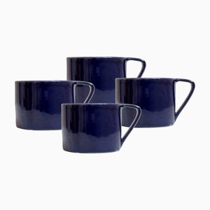 Milano Notte Cappuccino Cups by Marta Benet, Set of 4